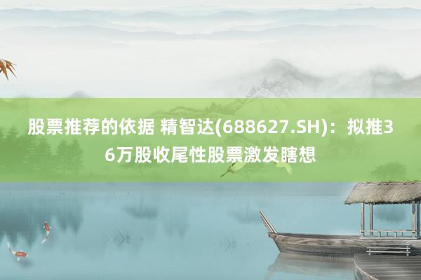 股票推荐的依据 精智达(688627.SH)：拟推36万股收尾性股票激发瞎想