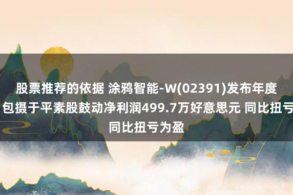 股票推荐的依据 涂鸦智能-W(02391)发布年度功绩 包摄于平素股鼓动净利润499.7万好意思元 同比扭亏为盈