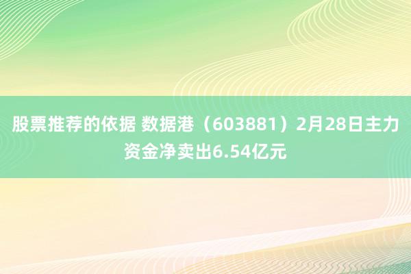 股票推荐的依据 数据港（603881）2月28日主力资金净卖出6.54亿元